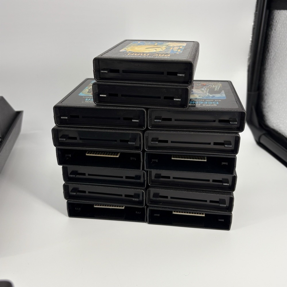 Atari 2600A 4-Switch Gaming Console System with Game Lot 19 Games Read Ds! - Picture 6 of 16